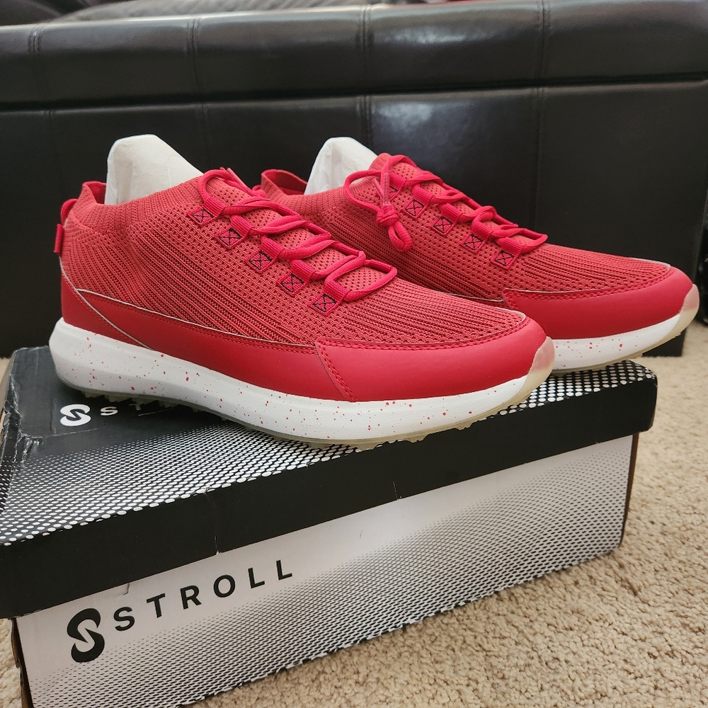 Stroll Mens Sport Knit Golf Shoes